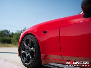 FIAT 124 Front Side Markers - set of 2 - w/ Dynamic LEDs - Smoked